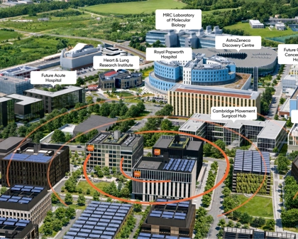 GSK Cambridge office location map