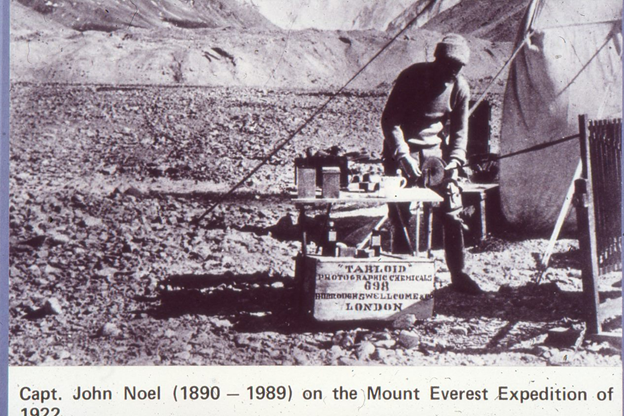 Capt. John Noel on the Mt. Everest expedition, 1922