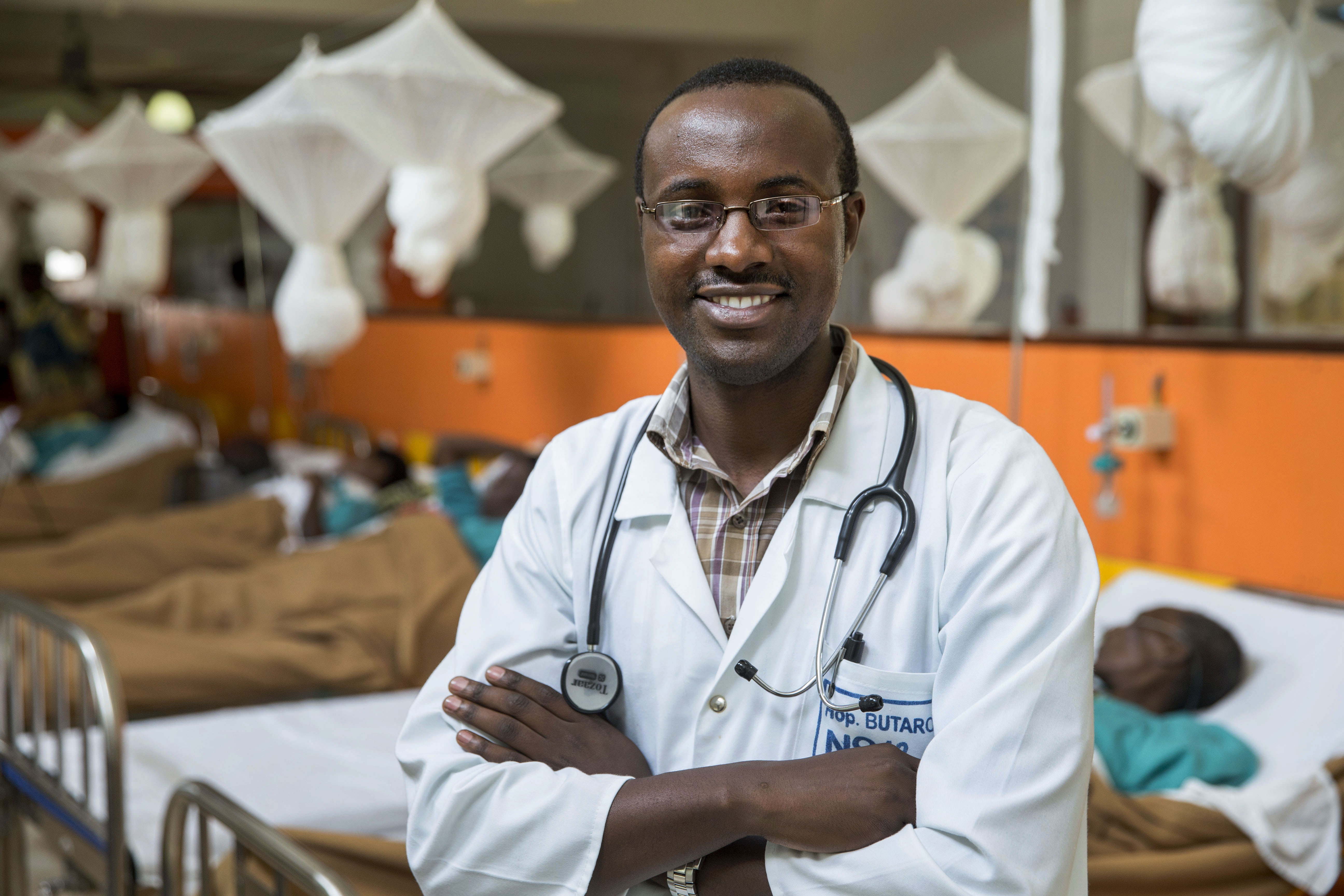 Doctor in a hospital