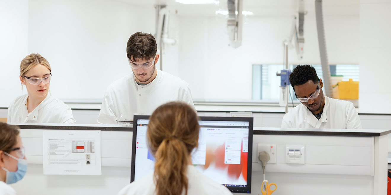 Group of scientists in the lab