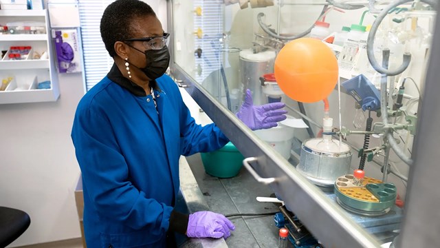 scientist working in a lab