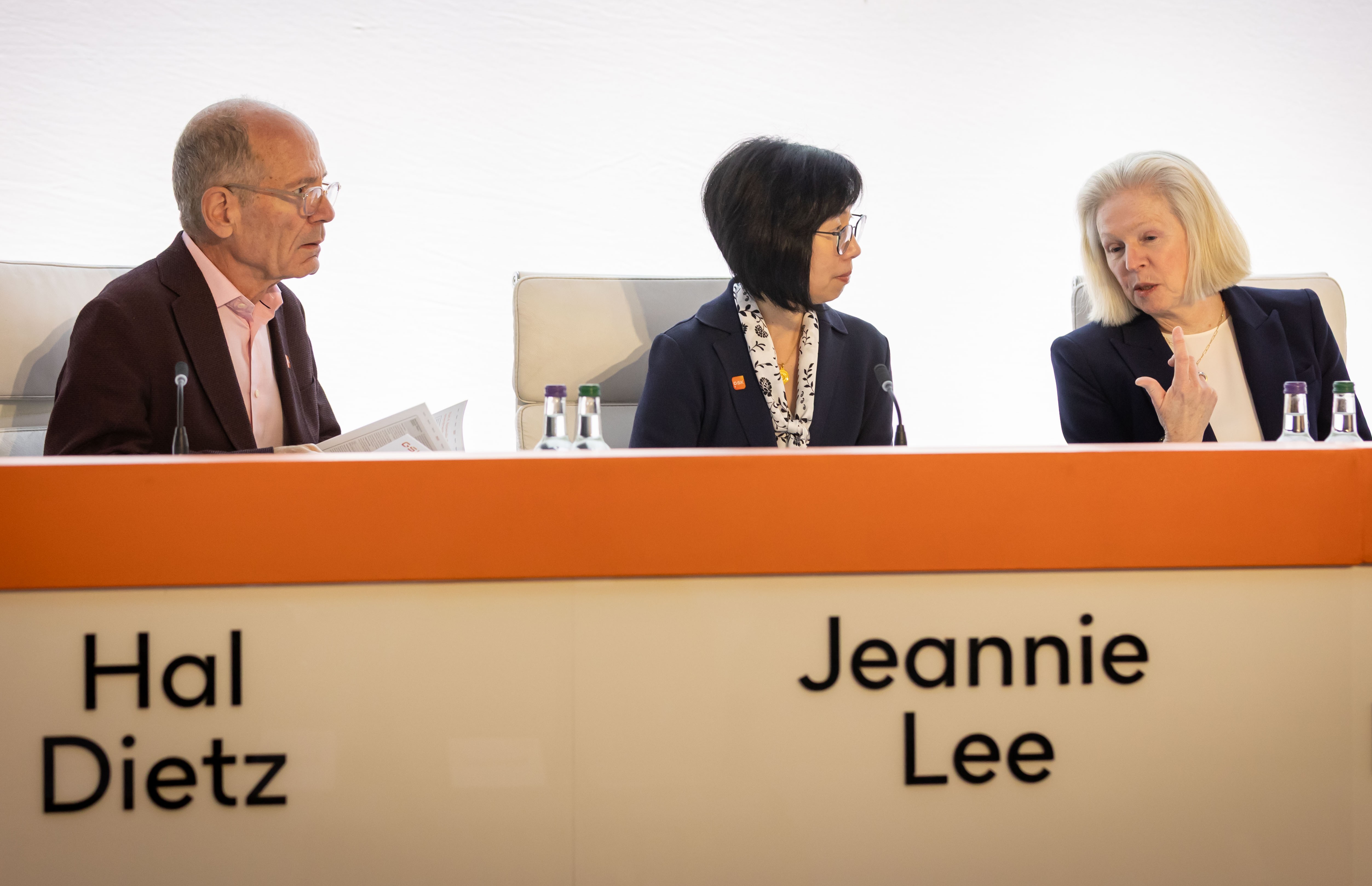 GSK Science Committee members Hal Dietz and Jeannie Lee at AGM