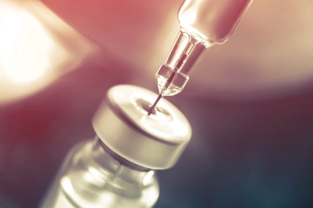 Vaccine with needle