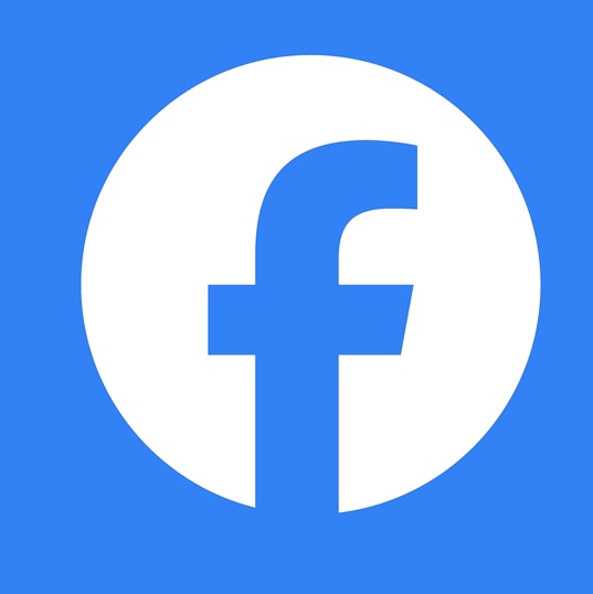 facebook logo -blue f in white circle