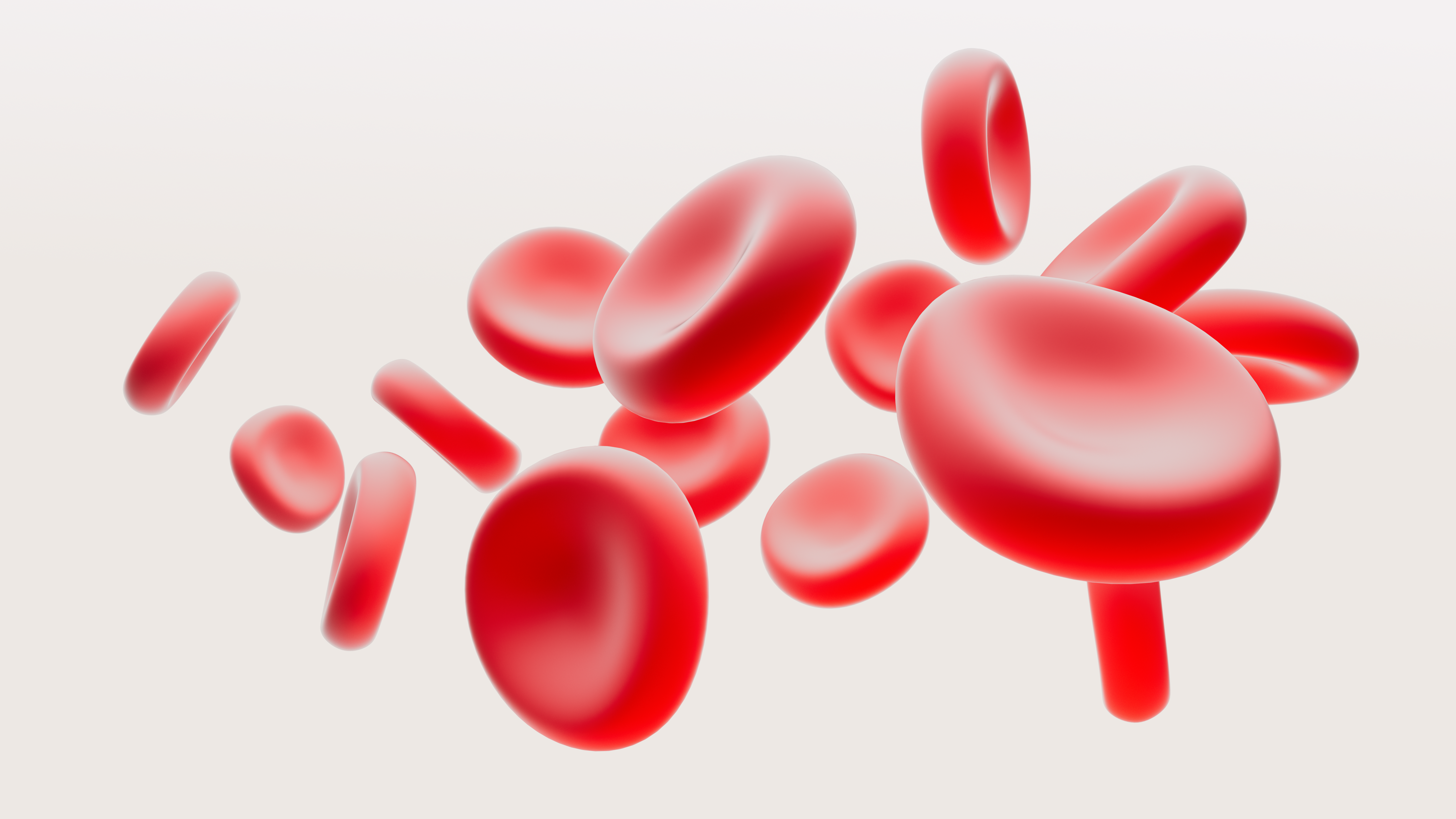 Illustration of red blood cells