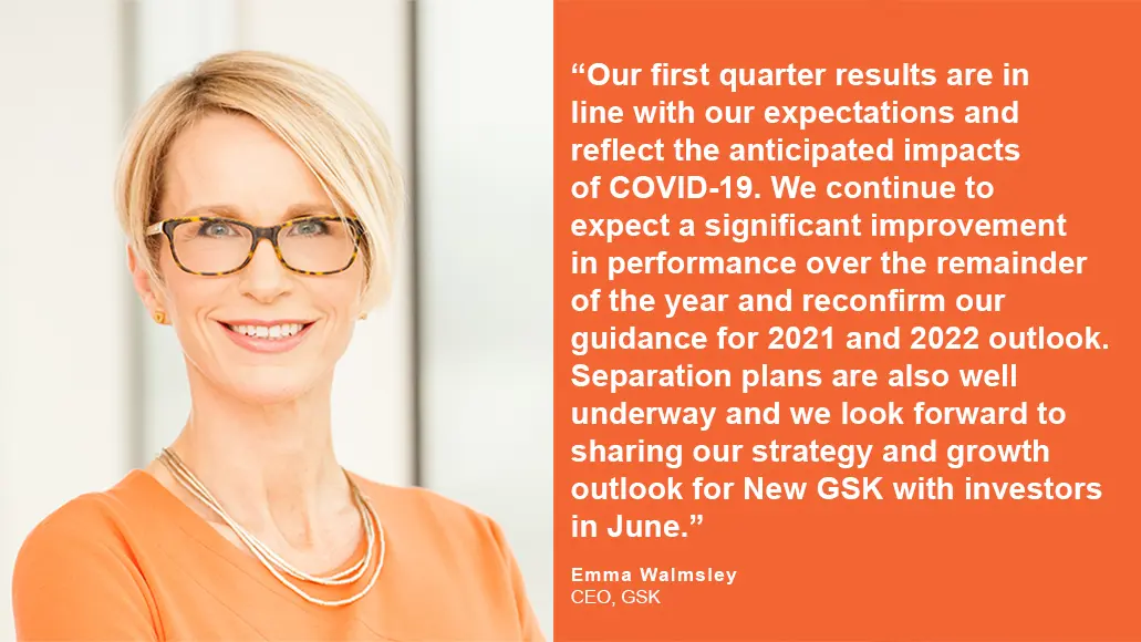 Quote from Emma Walmsley Q1 2021