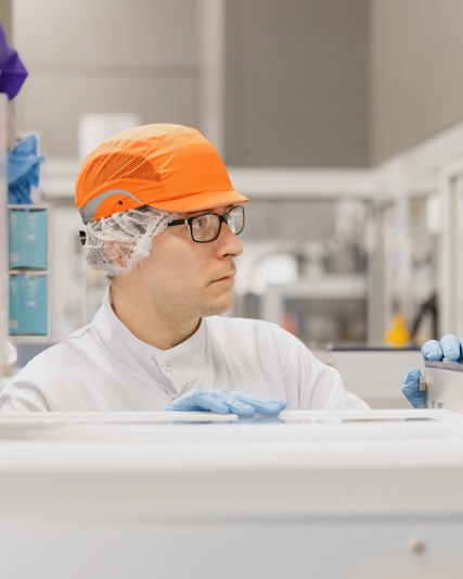 Scientist in lab