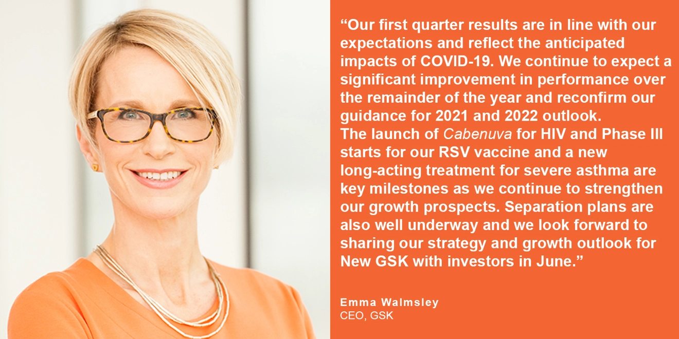 Q1 2021 full quote from Emma Walmsley