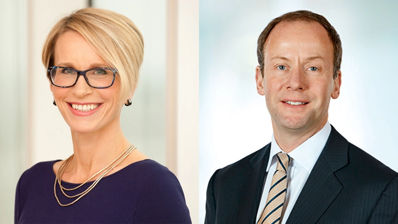 Emma Walmsley and Simon Dingemans 
