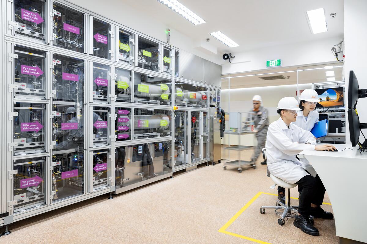 team working in a manufacturing plant