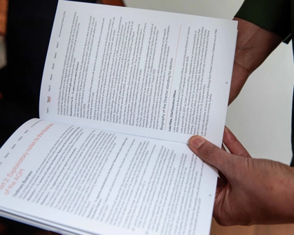 pages of Explanatory notes AGM book