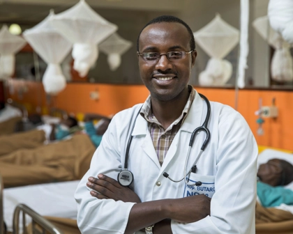 Doctor in a hospital