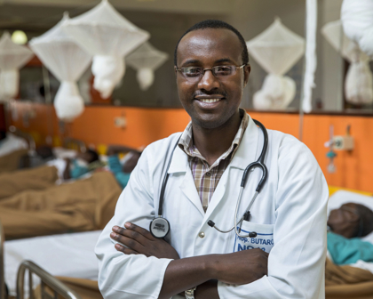 Doctor in a hospital