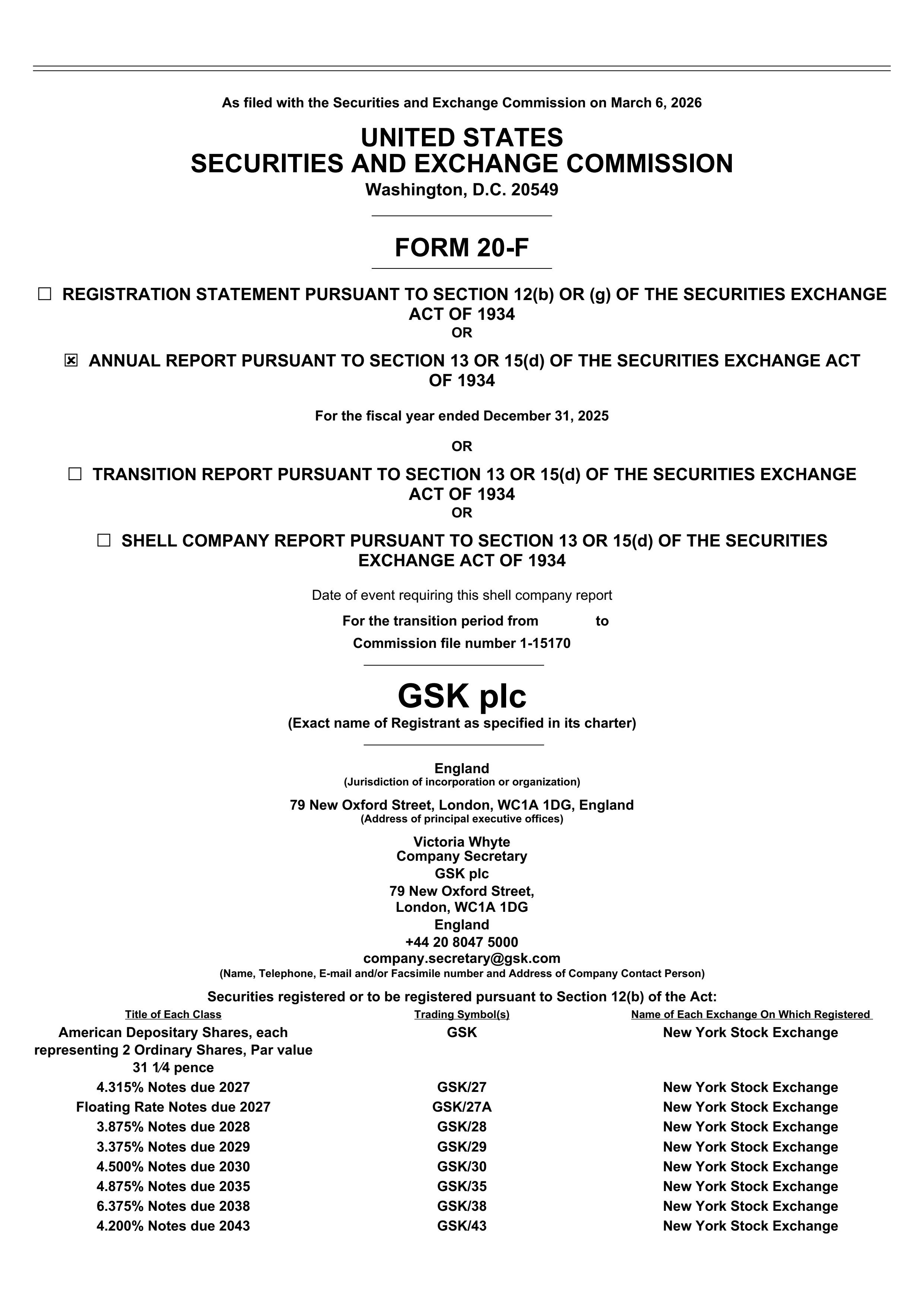2025 Annual Report on Form 20-F