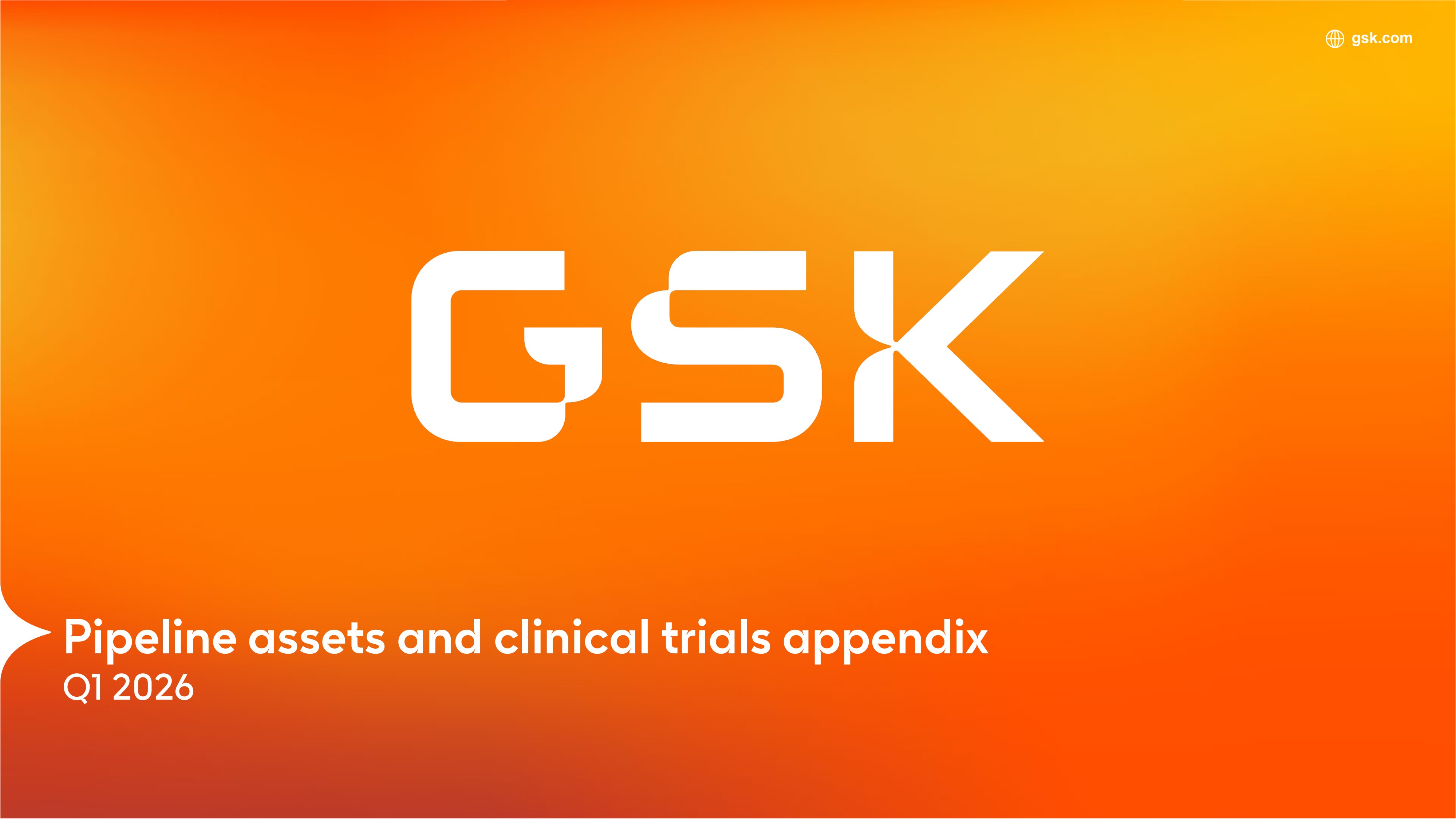 Q1 2026 pipeline assets and clinical trials report
