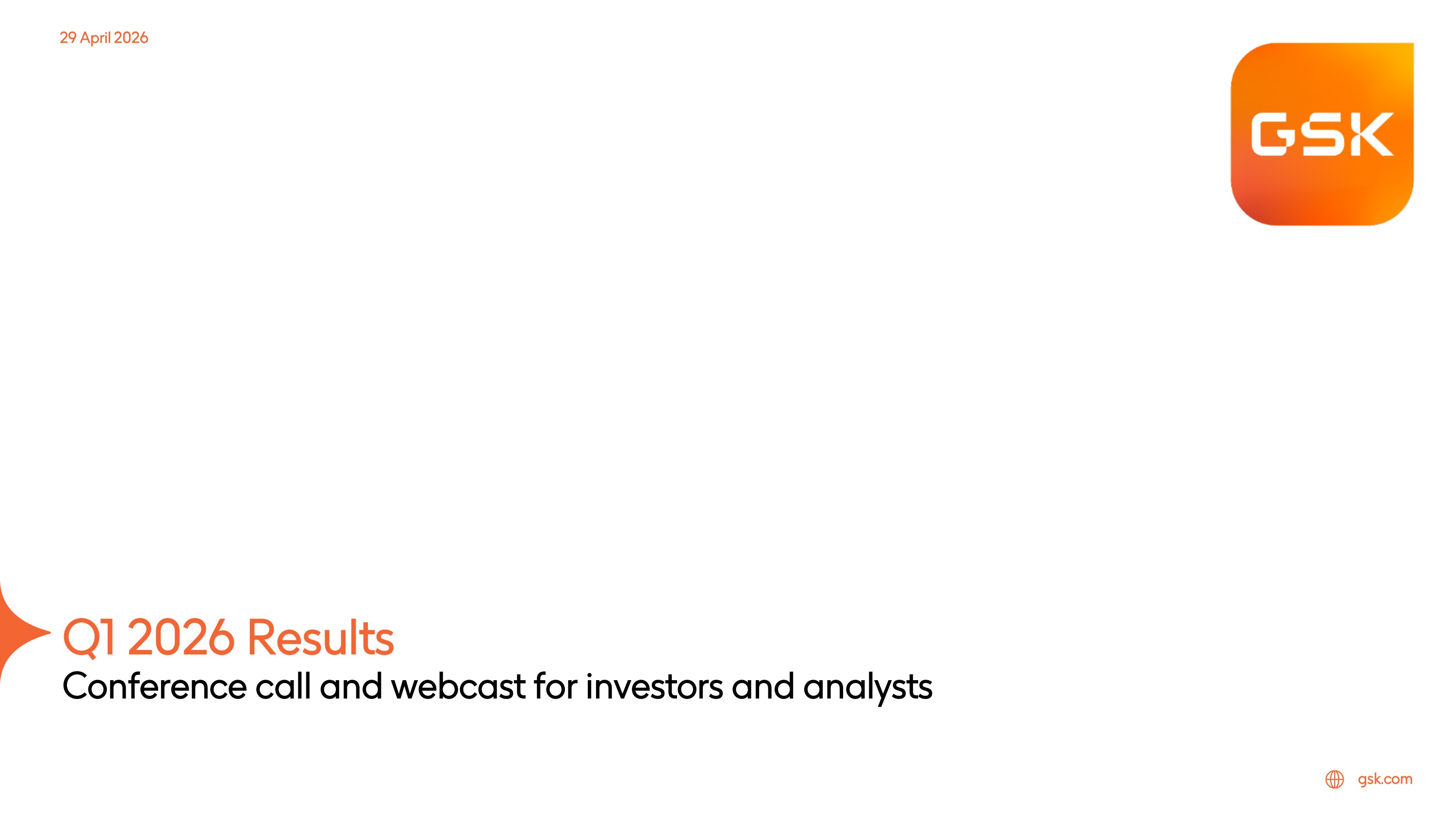 Q1 2026 results slides