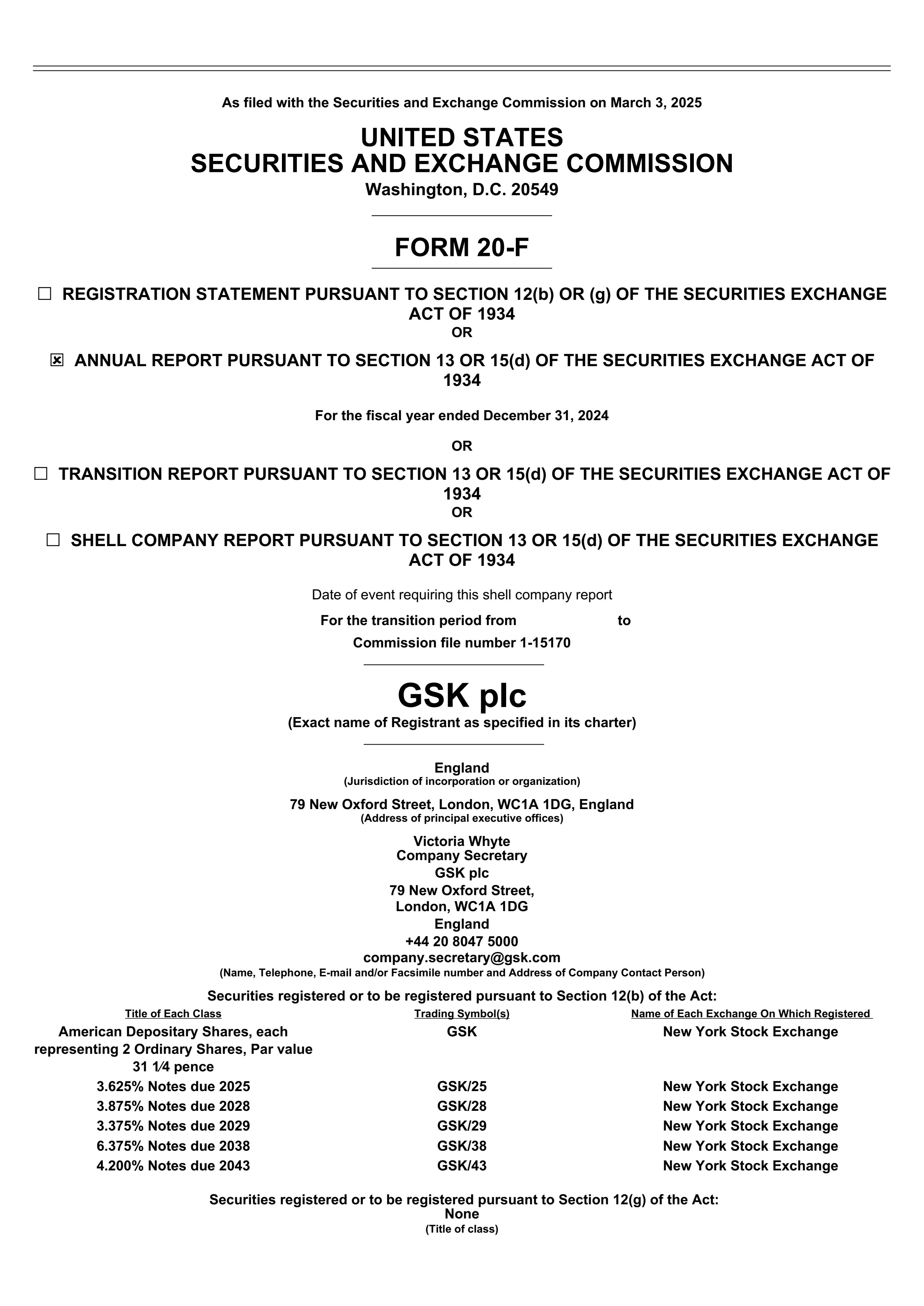 2024 Annual Report on Form 20-F