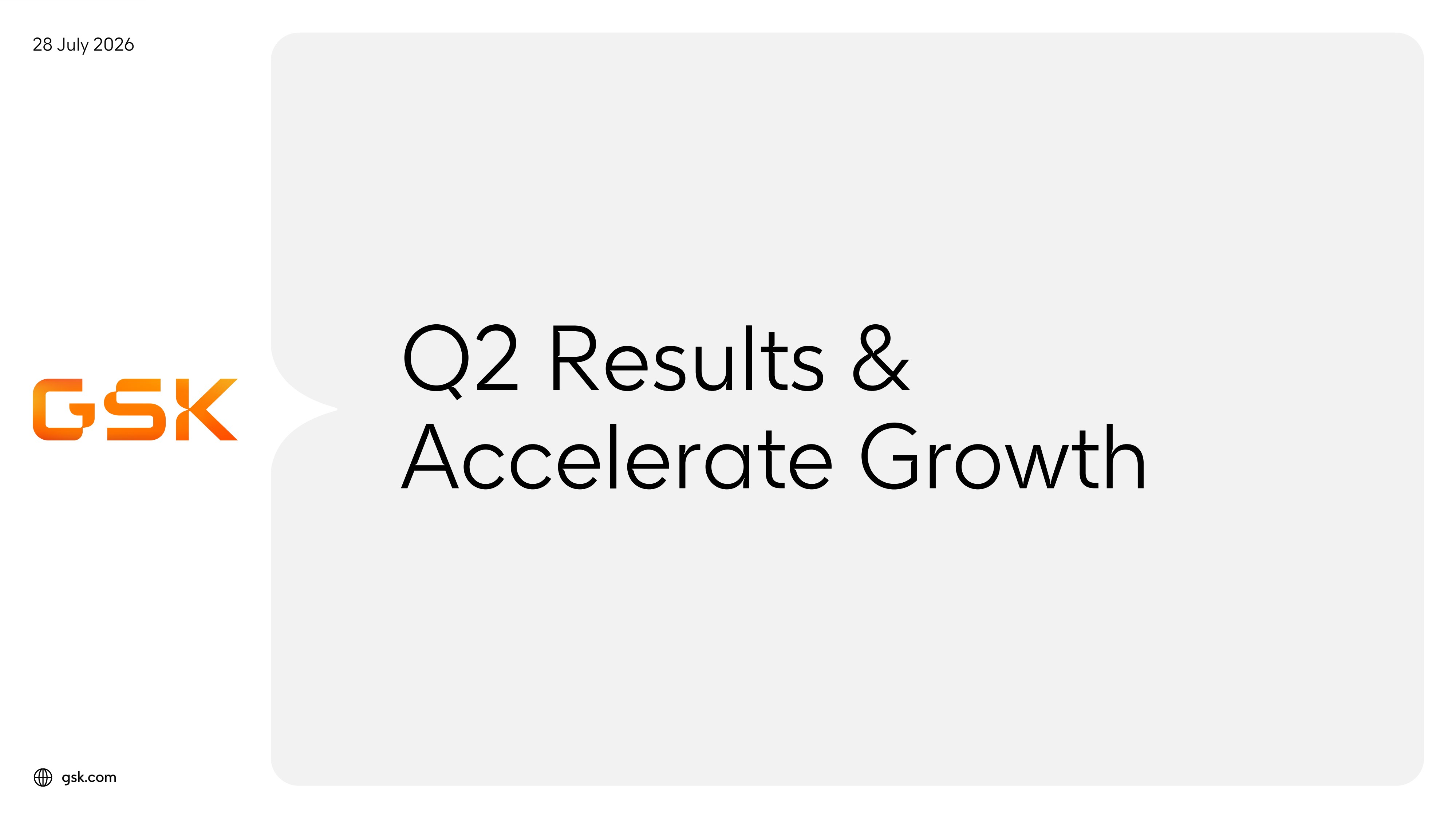 Q2 2026 results and accelerate growth slides