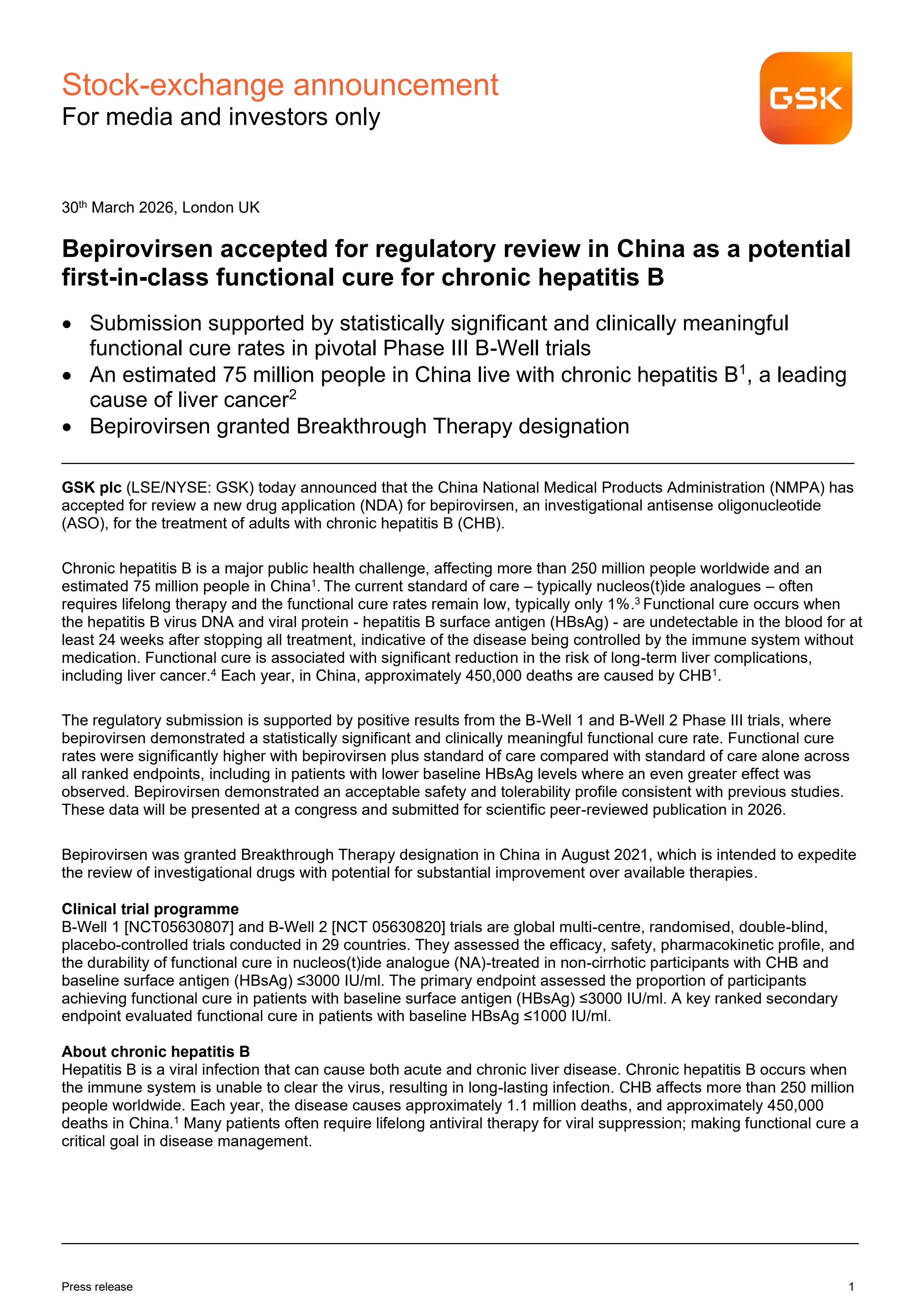 China NMP File Acceptance