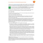 Our contribution to the SDGs