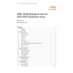 GSK FR 2025 EFPIA HCPO Methodological Note ENGLISH