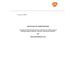 Articles of association 2014