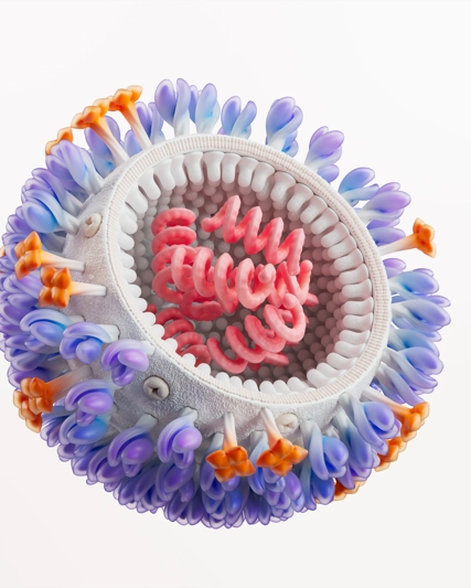 Influenza Science Image