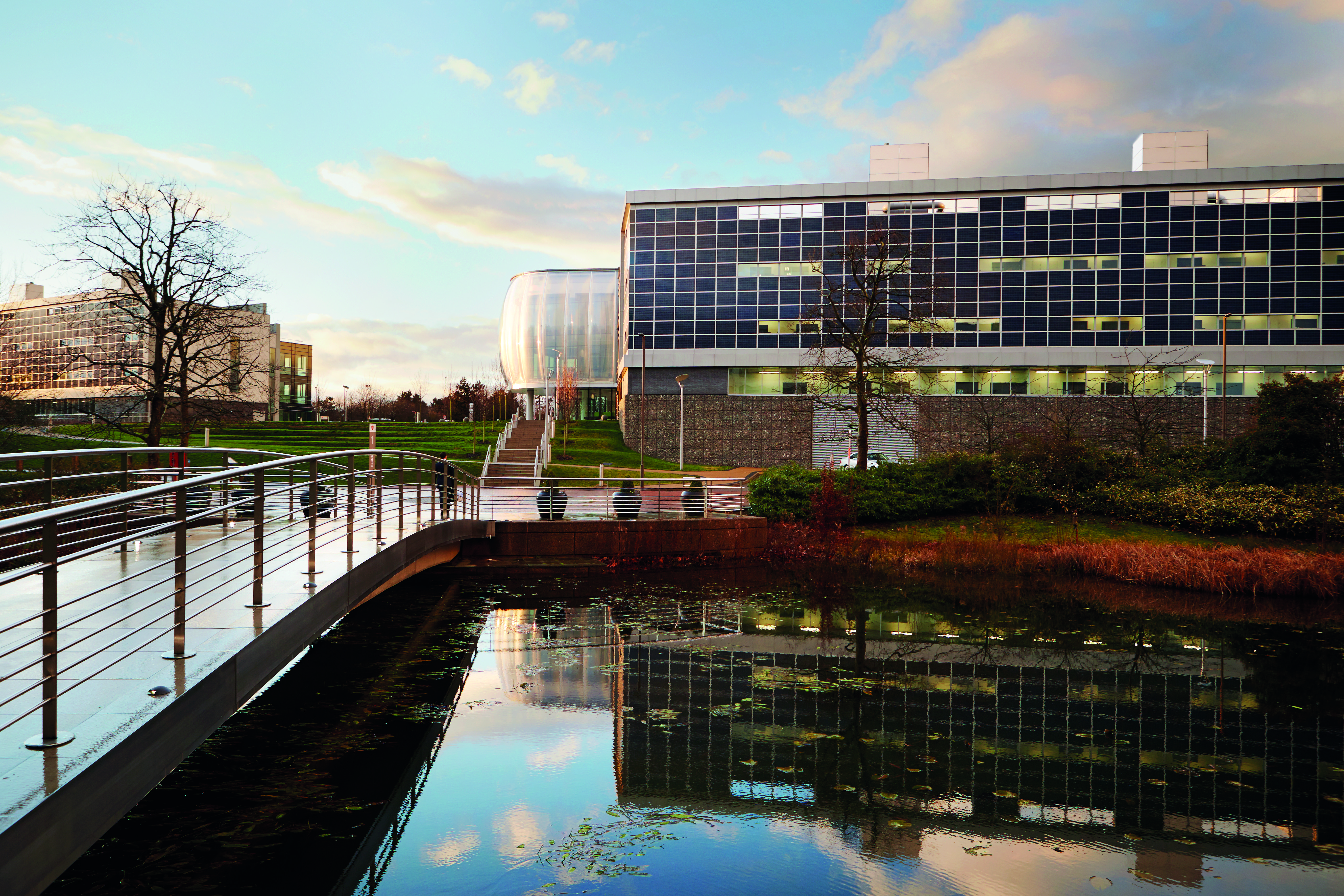 Exterior of R&D Campus, GSK Stevenage