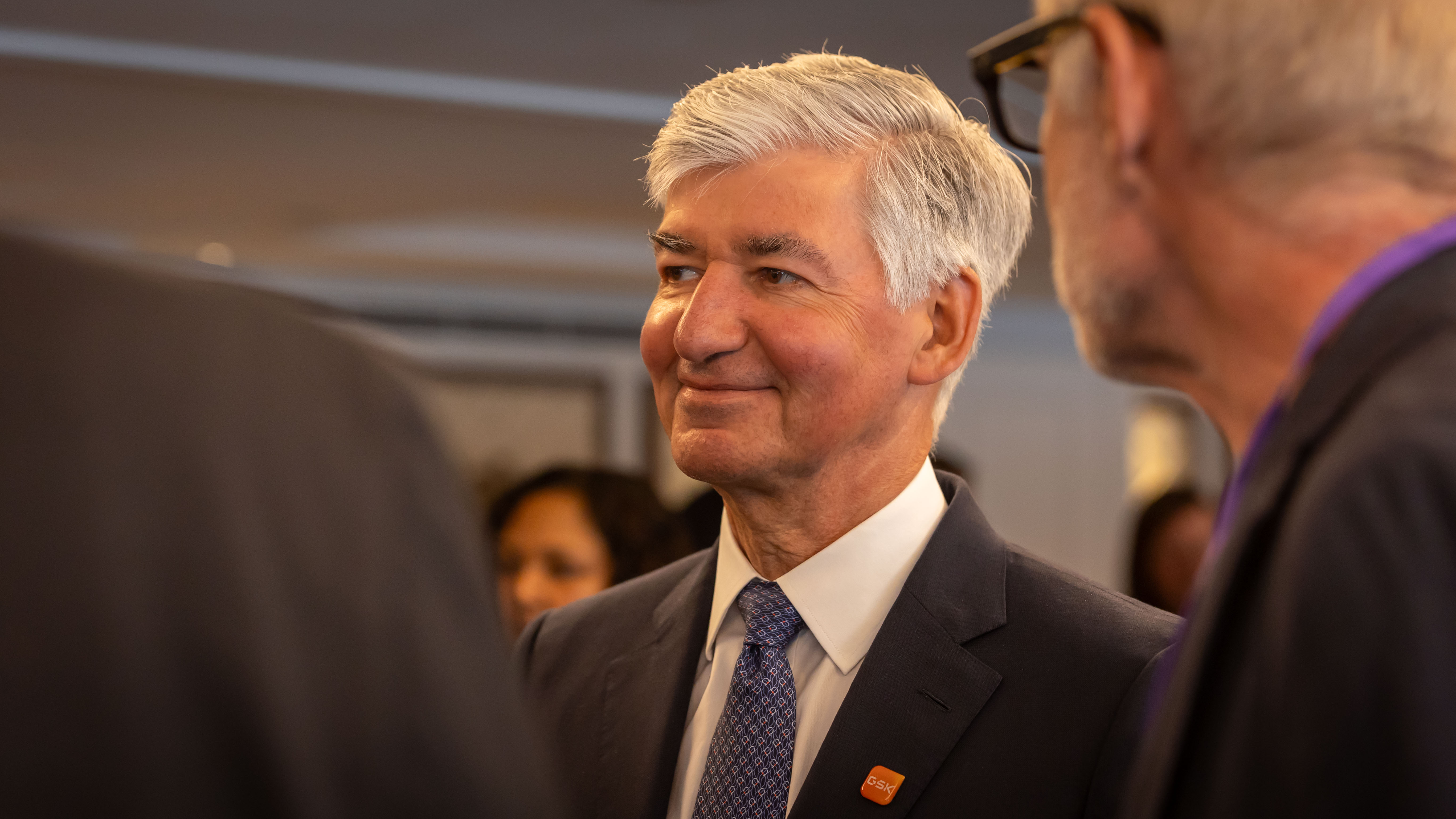 GSK Chair Jon Symonds speaks to shareholder