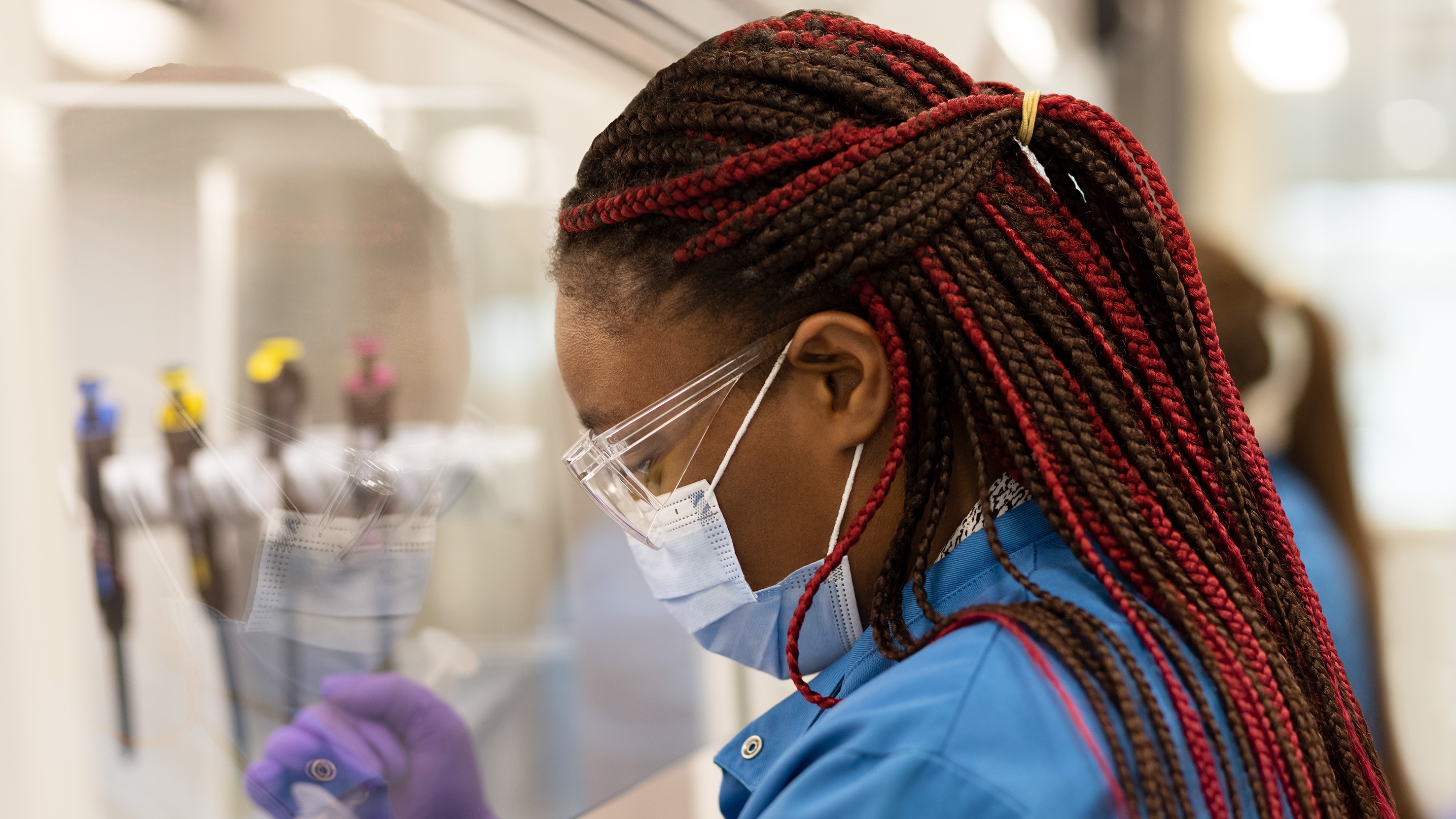 Scientist working in cell and gene therapy