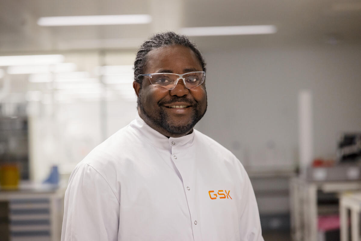 portrait of a respiratory scientist in a lab
