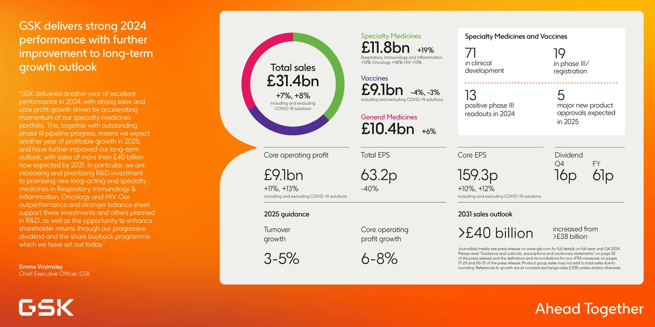 FY 2024 results infographic