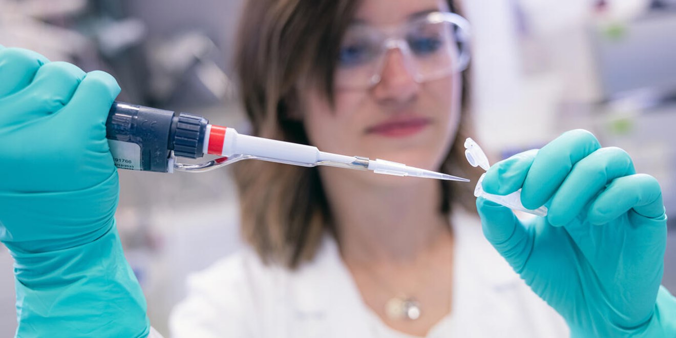 scientist researching new vaccine candidates in a lab