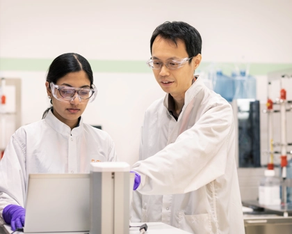 Manufacturing Image Two People Working