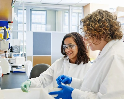 Scientists sorting samples in the search for cure cure HIV