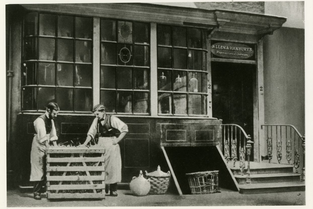 Drawing of 2 Plough Court shop front