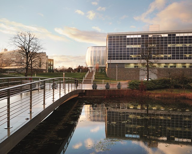 Exterior of R&D Campus, GSK Stevenage