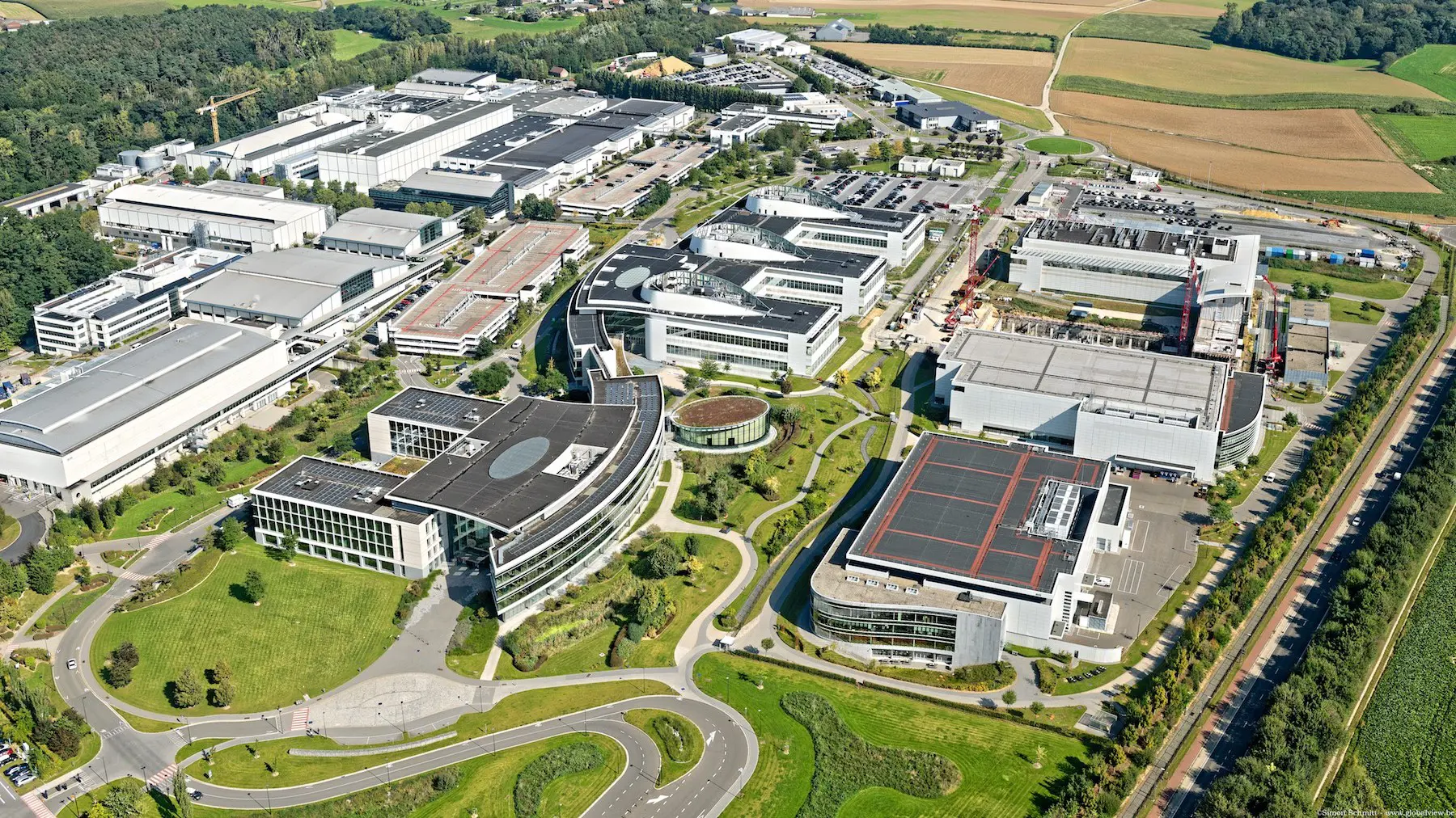 Wavre, ariel view