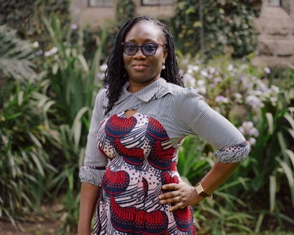 woman posing for camera