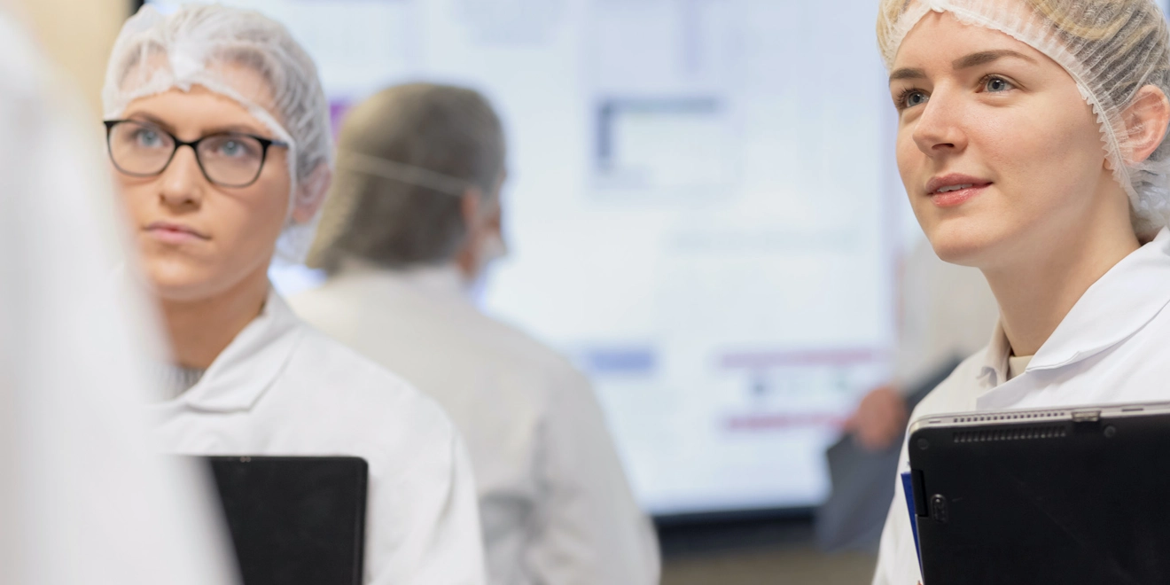 Colleagues listening