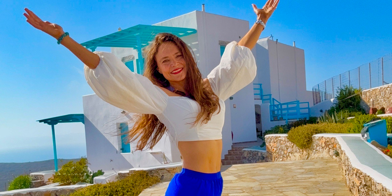 woman posing for camera