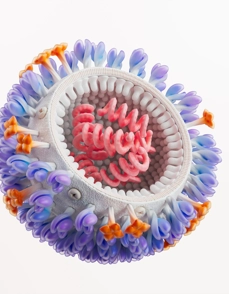 Influenza Science Image
