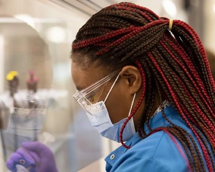 Scientist working in cell and gene therapy