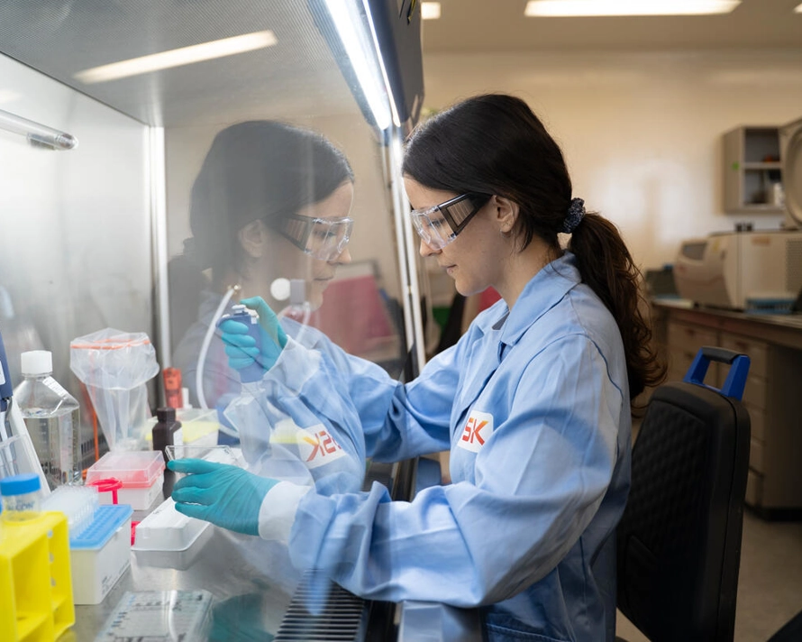Scientist in lab