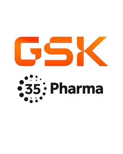 GSK and 35 Pharma logo